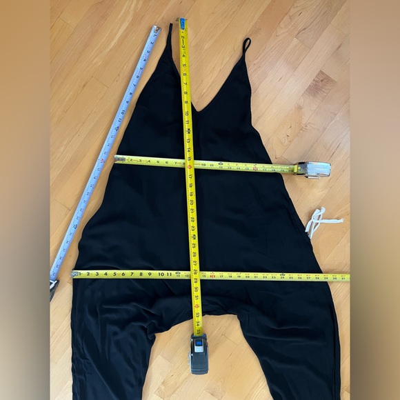 🧘‍♀️Buddha Pants The Savannah Jumpsuit Black Halter Yoga Harem Women Size M 8-10 - Picture 12 of 17